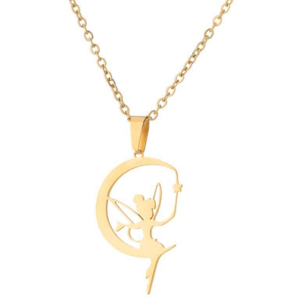 🆕 stainless-steel Tinkerbell necklace